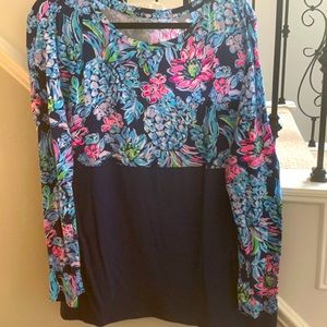 Lilly Pulitzer long sleeve soft cotton top XL